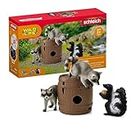 Schleich Wild Life, 5-Piece Playset, Animal Toys for Boys and Girls 3-8 Years Old, Nutty Mischief, Ages 3+