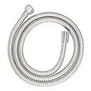 ONE BEST DEAL Shower Hose | Stainless Steel Chrome Flexible Bathroom Bath Shower Head Hose Pipe | Electric Shower Hose for Bath Taps and Kitchen Taps | Universal Fitting (1.2M)
