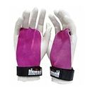 Morgan Sports Leather Palm Grips, Medium, Pink