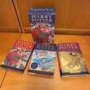 Harry Potter Trilogie Box Set Hardcover Buch, Ted Smart, frühe Drucke 3/2/2