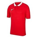 Nike Men's M Nk Df Park20 Polo Ss Polo Shirt, Red / White, M