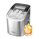 AGARO Regency Ice Maker, Compact Ice Maker, 2.2L Water Tank, 9 Pcs Ice Cube at a time, Stainless Steel Body