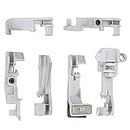 6Pcs Presser Foot Set, Material, Advanced Technology, Easy Installation, Professional Sewing Process, for Singer 14U 14CG754 14SH654 Household Multi Function Overlock Machine