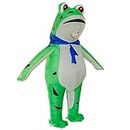 Stegosaurus Inflatable Costume Adult Frog Halloween Cute Animal Costumes Funny Blow Up Suit for Men Women Cosplay Party