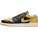 Air Jordan 1 Low Men's Shoes (553558-072, Black/White/Yellow Ochre), Black/White/Yellow Ochre, 12