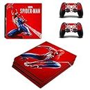 Vanknight Vinyl Decal Skin Stickers Cover for Regular PS4 Console Playstation 4 Controllers Red (for PS4 Pro)