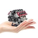 V8 Engine Metal Model Building Internal Combustion DIY RC Kit Hobby For Adults