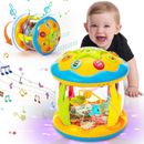 Juguetes giratorios para bebés de 6 a 12 meses, juguete musical para gatear