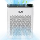 ToLife Air Purifiers for Home Large Room Up to 1095 Ft² with PM 2.5 Display Air