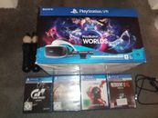 Sony PlayStation VR 2 Starter Pack PS 4+5 Camera+VR Worlds +4 Games+2 Move Contr