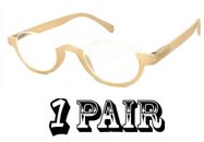 Top Rimless Small Lightweight Colorful Frame Full Lens Reading Glasses Readers
