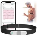 ECG Monitor Heart Rate Strap Bluetooth ANT+ Tracking 24h Heart Rate for Fitness