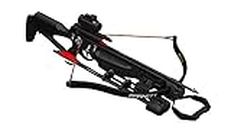 BARNETT Blackcat Recurve Crossbow Hunting Package, with Red Dot Sight, 2 Arrows, Lightweight Quiver, Shoots 260 Feet Per Second, Black Strike