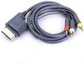 CHILDMORY AV Audio Video Optical Cable Cord for Xbox 360 Console Video Game