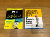 PCs For Dummies/ Absolute Beginners Guide Computer Basics 2 Books 
