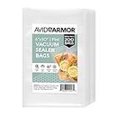 Avid Armor Vacuum Sealer Bags 200 Pint 6x10" Size for Food Saver, Seal a Meal Vac Sealers, BPA Free, Heavy Duty, Meal Prep and Sous Vide Vacume Safe, Universal Designed Food Storage Bag