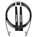 Spike Speed Skipping Jump Rope for Weight Loss, Fat Loss, Strength Designed for Both Men and Women (Black)