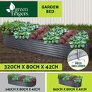 Greenfingers Garden Bed Kit Galvanised Steel Raised Garden Beds Kit Planter Oval