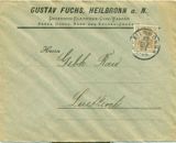 Deutschland 1904 Brief  Werbung  Gustav Fuchs Oefen Herde Haus und Küchen