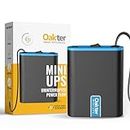 Oakter Mini UPS for 12V WiFi Router Broadband Modem | Backup Upto 4 Hours | WiFi Router UPS Power Backup During Power Cuts | UPS Broadband Modem | Current Surge & Deep Discharge Protection