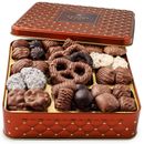 Chocolate Gift Basket, Candy Food Gifts Arrangement Platter, Gourmet Snack Box, 