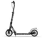 toucan Premium Adult Scooter with Hand Brake Dual Suspension, Hight-Adjustable Urban Scooter | Folding Kick Scooter with 200m Big Wheels for Teens Kids Age 8+ (london)