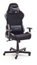 Gaming Stuhl Chair DX Racer FD01 Chefsessel Bürostuhl schwarz grau mit 2x Kissen