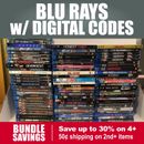 Blu Rays con CÓDIGOS DIGITALES *Paquete de descuentos** 300+ (# a F) 