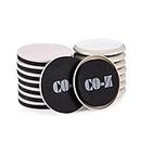 CO-Z Felt Furniture Sliders - 16 Pack with 8 Plastic & 8 Felt Sliders, 3 1/2" Reusable Furniture Sliders for Carpet Hardwood Floors, Heavy-Duty Furniture Gliders Movers, Moving Pads for Hard Surfaces