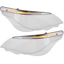 Headlights glass xenon suitable for BMW 5 E60 E61 03-07 with LED left right f.