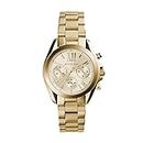 Michael Kors Women's MK5798 Bradshaw Analog Quartz Gold Watch, Standard