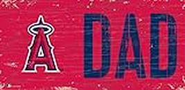 Fan Creations MLB Los Angeles Angels Unisex Los Angeles Angels DAD Sign, Team Color, 6 x 12