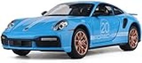 KRISHTI 380 Porsche 911 Carrera 1/64 Diecast Model Car 1:32 Die-cast Metal Toy car Cars Pullback for Kids Best Gifts Vehicle Toys Sound and Light Pull Back Multi Color (Porsche 911 Career)