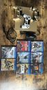 Sony PlayStation 4 Slim PS4 1TB Gold Console, Controllers/ Charger, 8 Games
