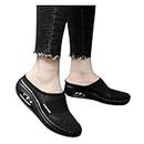 Women's Air Cushion Slip-On Walking Shoes- Orthopedic Diabetic Walking Shoes,Breathable with Arch Support Knit Casual Shoes