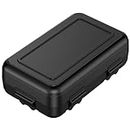TOSICAM (No Magnetic on Box) Waterproof Key Holder Box Watch Box Hide a Key Ammo Storage Box Tool Box(1, Black-1) (1)
