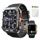 Military Rugged Smart Watch for Men with Bluetooth Call(Answer/Make Call) Gift