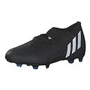 Adidas Unisex Edge.3 FG J CBLACK/FTWWHT/VIVRED Football Shoe - 12 UK (GW2360)