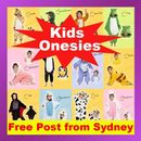 Kids Children's Unisex Kigurumi Animal Cosplay Costume Onesie Pajamas Sleepwear