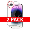 Tempered Glass Screen Protector for iPhone 15 14 13 12 11 Pro X XR XS Max Plus