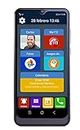 Adaptivecity Familyar - Teléfono móvil Smartphone para Personas Mayores, con Whatsapp, Iconos Grandes, Pantalla táctil, negro
