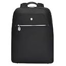 Victorinox Victoria Signature Women Compact Backpack, 14'' Laptop & 10'' Tablet Pocket, Black, Swiss designed (612203)