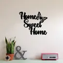 Home Sweet Home Zeichen Metall Wand kunst um dekorative Ornamente Raum dekoration rustikale Dekor