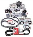 TIMING BELT KIT with Water Pump, Tensioner, Idler Pulley, Seals | Compatible with TL, MDX, RL, ACCORD, ODYSSEY, RIDGLINE, PILOT ZDX V6 | Complete Genuine Aisin OEM Kit