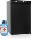 3.5cu.ft 3 Way Propane Refrigerators with Freezer Camper RV Top Freezer Fridge