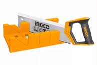 Ingco HMBS3008 12" Miter Box and Backsaw Set 65Mn 11TPI