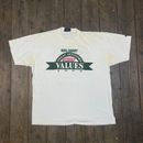 T-shirt Walmart grafica anni '90 vintage Coleman maglia singola, bianca, uomo XL