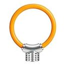 NIKAVI Multicolor Cable Lock - M5 (Orange)