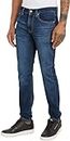 Calvin Klein Jeans Slim Taper J30J324849 Pantalons, Denim (Denim Dark), 30W / 32L Homme