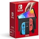 Nintendo Switch OLED with Joy-Con - Neon Blue and Red